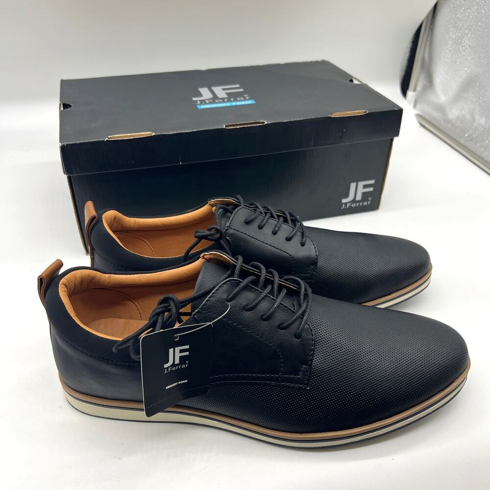 J. Ferrar Founder Men's Dress Shoes Oxford Shoes Black Size 11M